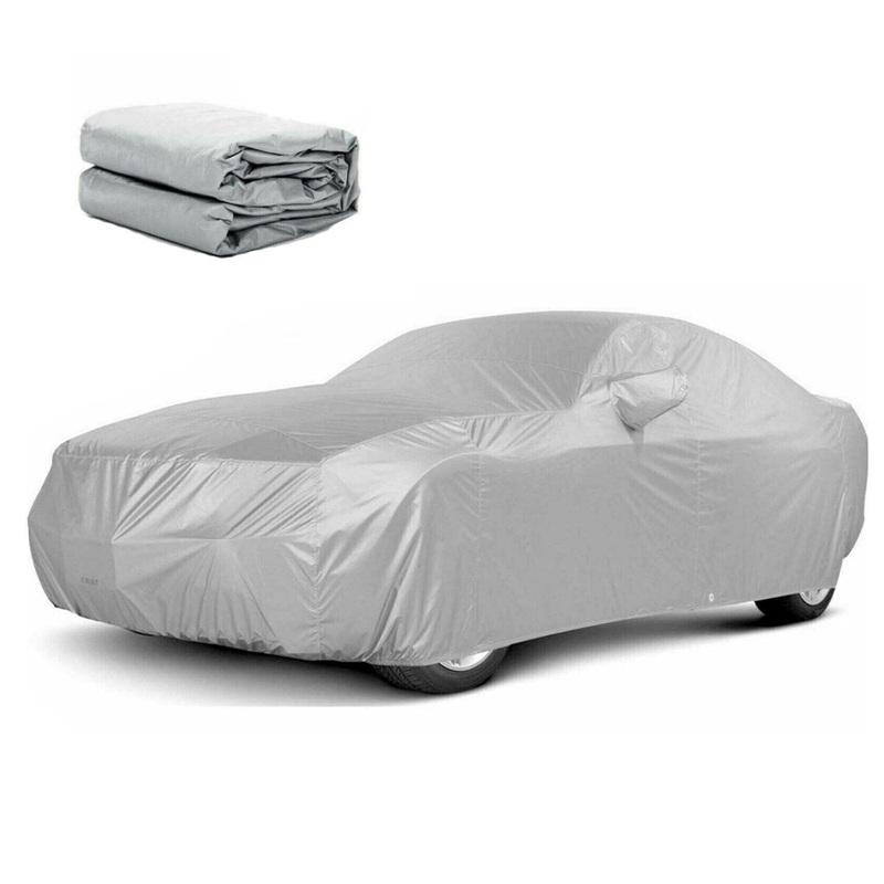 170T Waterproof Universal Car Cover Rain Snow UV Protection Outdoor Breathable