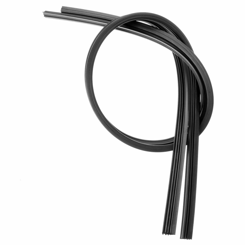 2 X Universal Auto Car Windshield Frameless Rubber Wiper Blade Refill 26/65cm