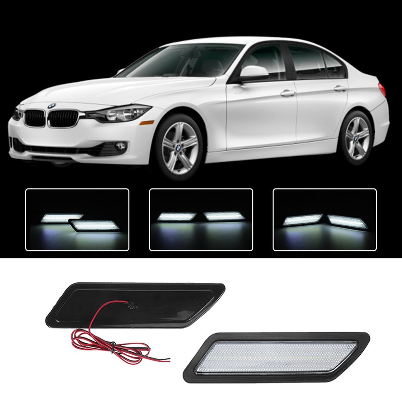 2PCS LED Light Side Marker Indicator Repeaters For BMW 3 Series F30 F ]