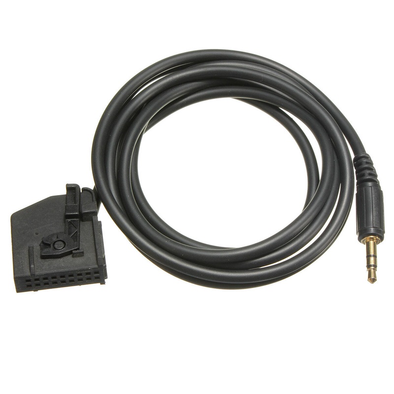 3.5mm AUX Line In Adapter Cable Radio for VW for Audi for Skoda