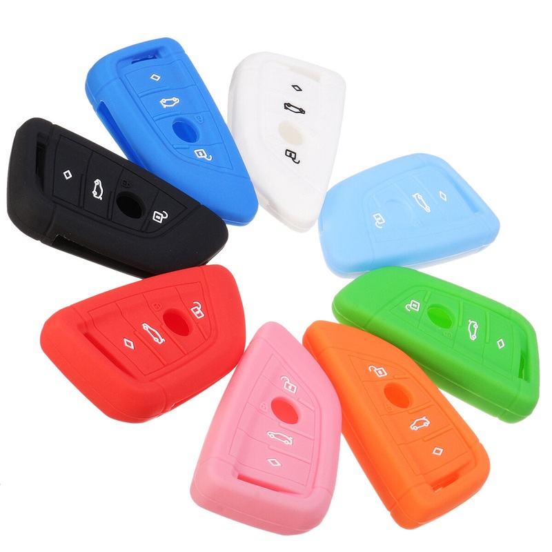 4 Buttons Silicone Fob Remote Key Case For BMW 16 -17 X1 F48 X3 X5 X6 730