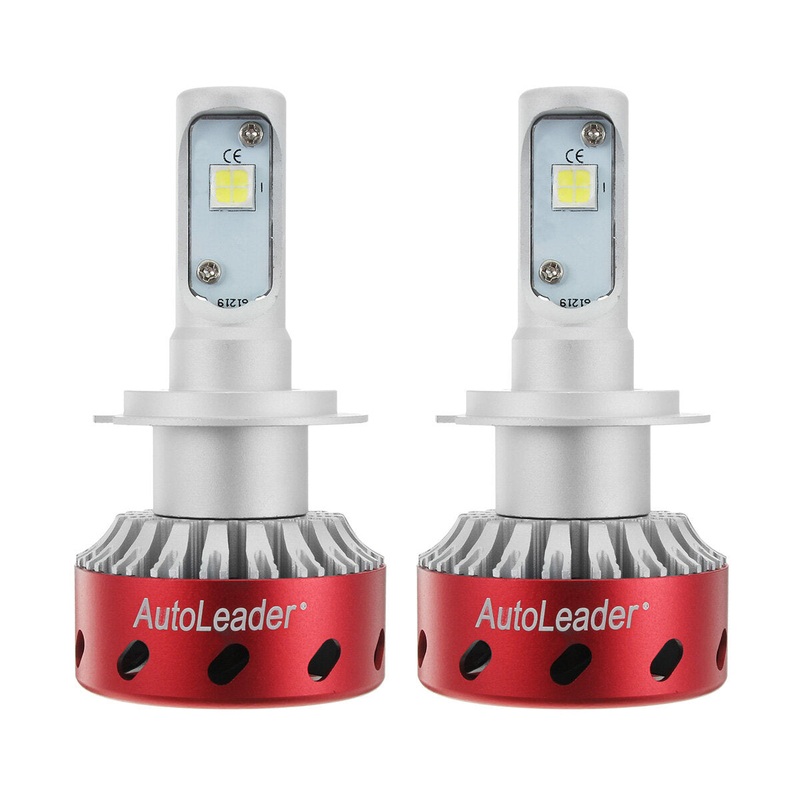 Autoleader Car LED Headlight U101 H4/H8/H11 6500K 6000LM Fog Lamps LUMILEDS-MZ Chip Headlamp