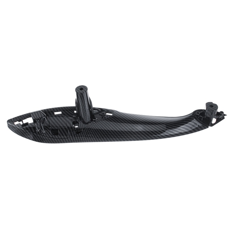 Carbon Look Rear Left Inner Trim Door Pull Handle For BMW F30 F35 F80