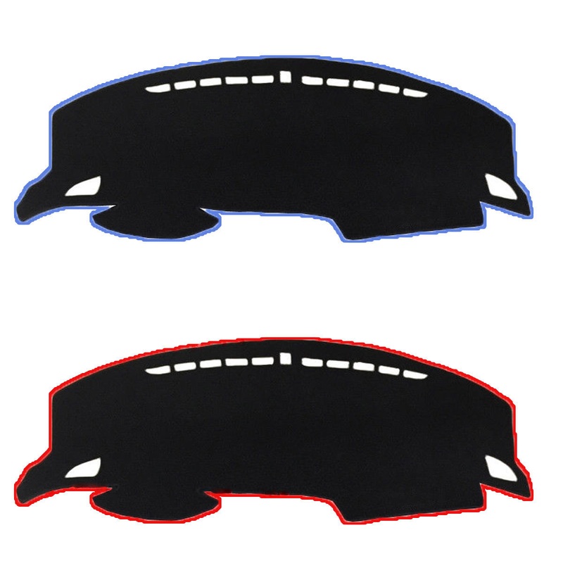 Non-slip Car Dash Mat Dashboard Sun Cover Pad Polyester DashMat for Honda 10th Gen Civic 2016-2018