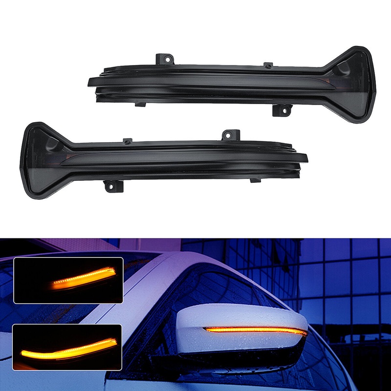 Smoked LED Side Mirror Sequential Blink Turn Signal Light For BMW 5 6 7 Series G30 G31 2017 2018 2019