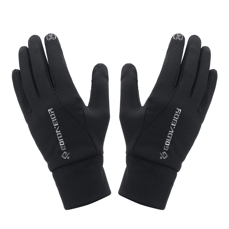 Touch Screen Gloves Motorcycle Scooter Waterproof Winter Bike Fleece Lined