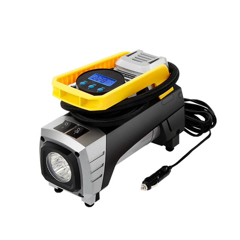 Tsumbay DC 12V 150PSI Portable Car Electric Air Compressor Tire Inflator Pump Flashlight