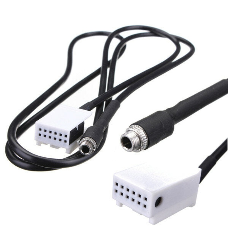 3.5mm AUX Audio MP3 Female Input Cable For Audi A3 TT A4 S4 A6 A8 A8L