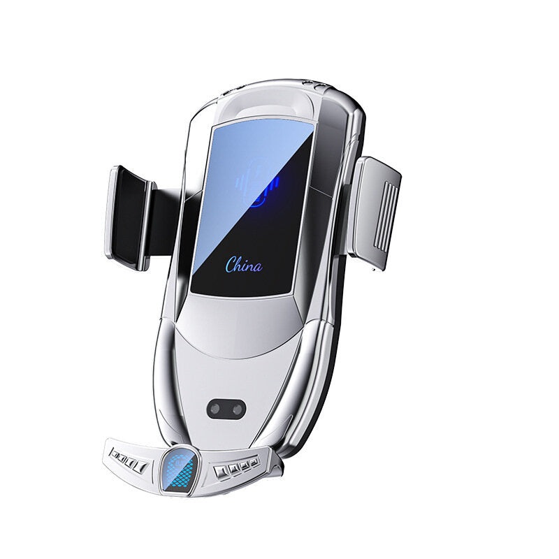 40W Wireless Car Charger Phone Holder Super Fast Charging Automatic Clamp 360 Rotation Glass Mirror