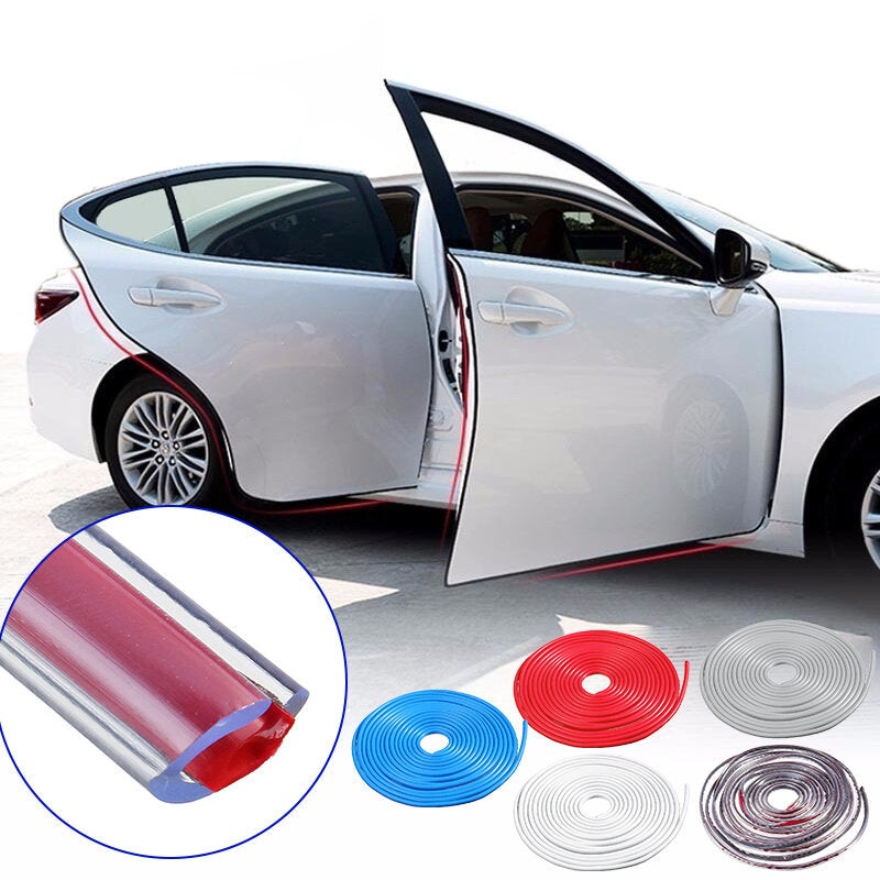 5M Car anti-collision Strip Door Side Seal Invisible Anti-collision Strip Body Anti-scraping Sound Insulation Body Decoration Strip Protective Stickers