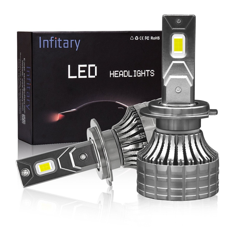 Car LED Headlamps H7 H4 110W 7600LM 6500K White Car Bulbs Lamp WaterProof IP68