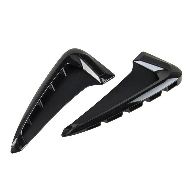 For BMW X5 F15 2014-2018 2pcs Side Wing Air Flow Intake Vent Trim Glossy Black