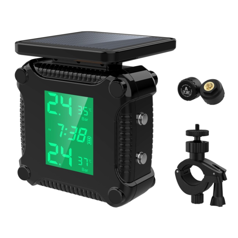 Motorcycle Tire Pressure Monitor Electric Vehicle Tire Pressure 2 Tire Pressure Detector