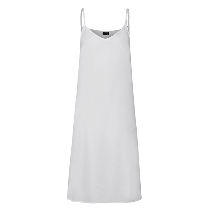 Women Spaghetti Strap Long Dress Summer Slip Dress