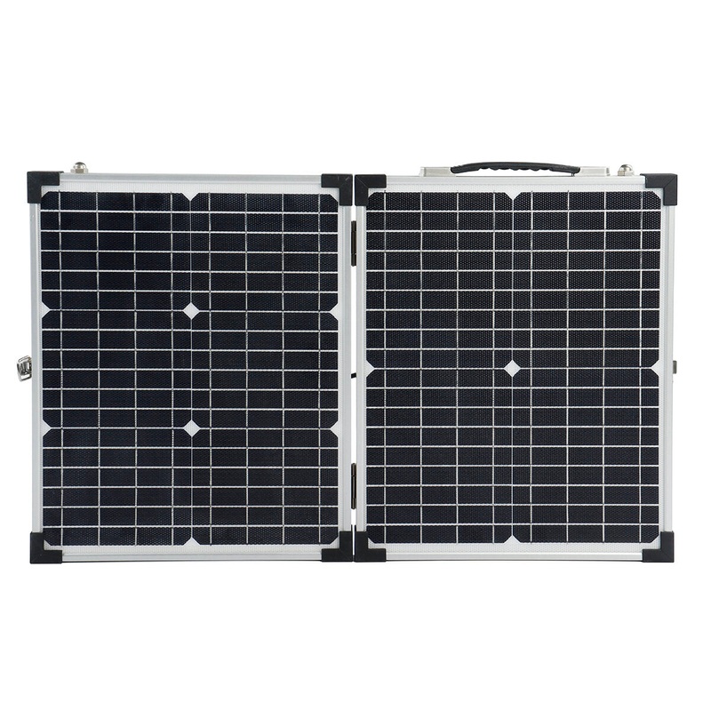 18V/5V ETFE 40W Monocrystalline Foldable Solar Panel with Aluminum Frame Portable Charger with Controller