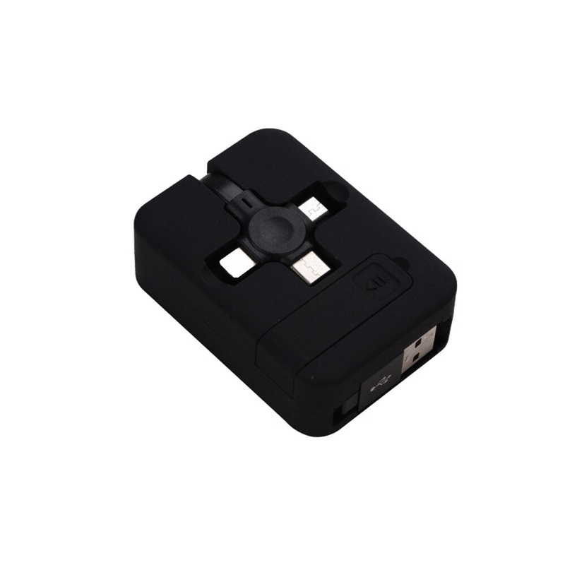 2.4A USB-A to iP/Type-C/Micro USB Cable Charging Data Transmission Copper Core Line 1M Long for iPhone14 Pro Max for Huawei Mate50 for Xiaomi 13 for ViVo Y70s