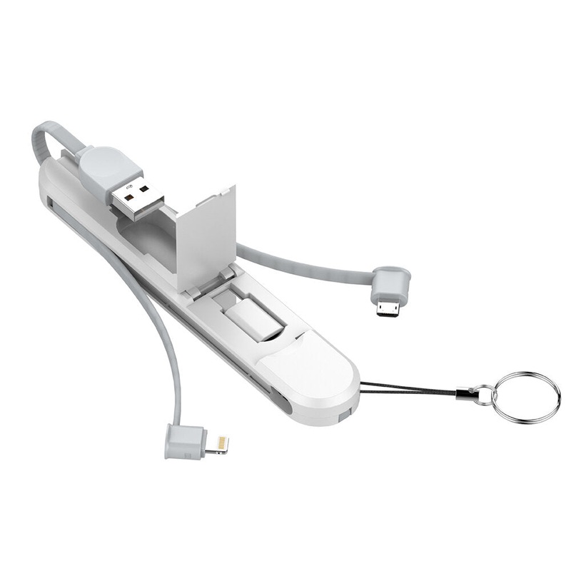LDNIO LC130 3.8A USB-A for iP/Micro/Type-C Cable Fast Charging Data Transmission Thicken Copper Core Line for iPhone13 14 Pro 14 Pro Max for Xiaomi 13 Pro for Huawei Mate50 for Samsung Galaxy S22 for OPPO Reno9