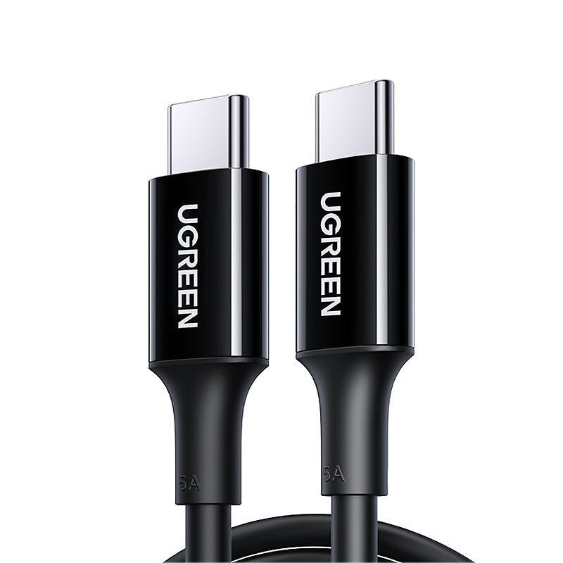 UGreen US300 PD100W Type-C to Type-C Cable QC4.0/Huawei FCP Fast Charging Data Transmission Tinned Copper Core Line 1M/1.5M/2M Long for Xiaomi 13Pro for Huawei Mate50 for Oneplus 11 for MacBook 2020 for iPad Air4 10.9-inch