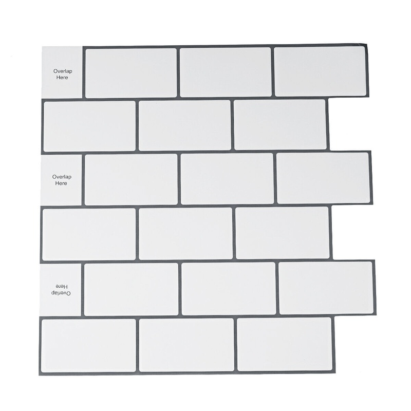 3D Tile Brick Stone Wall Sticker Self Adhesive Waterproof Foam Panel Stickers