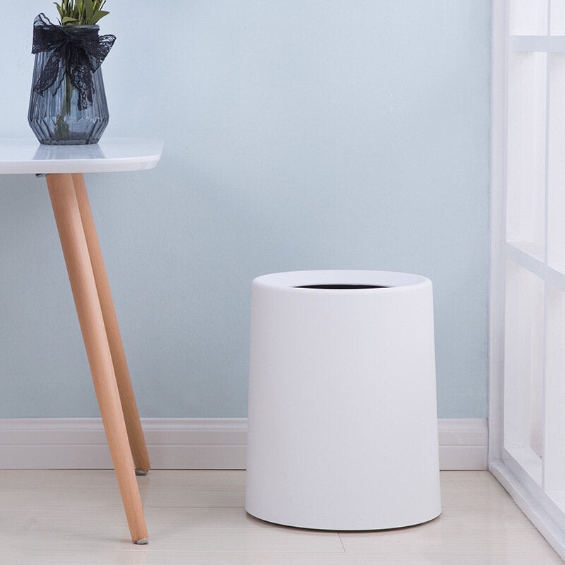 8L Home Living Room Bedroom Trash Can Frosted ABS Bag