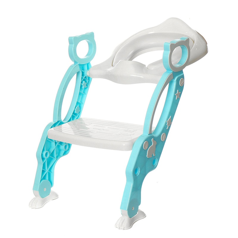 Baby Toilet Ladder Foldable Stepped Soft Cushion 40/12/60cm Toilet Ladder for Square Toilet Home Chair Use For Children