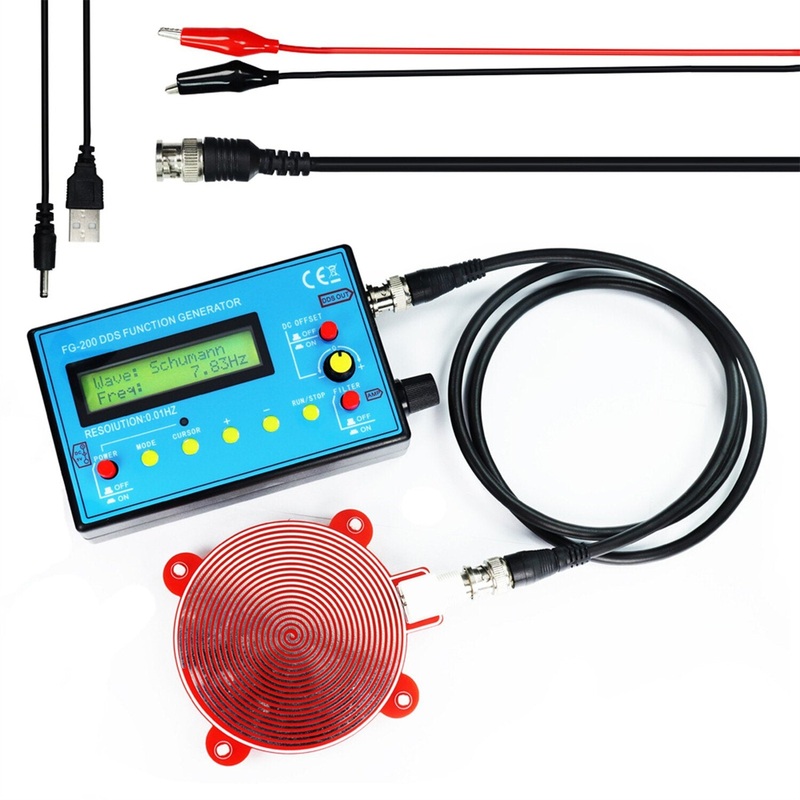 FG-200 DDS Function Signal Generator Frequency Counter 0.01Hz – 500KHz Signal Source Module Sine+Square+Sawtooth Waveform