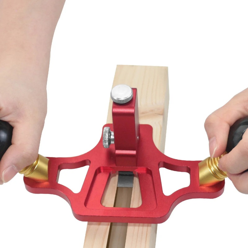 Professional Router Plane with Adjustment Knob Woodworking Handheld Bottom Cleaning Manual Slotting Edge Trimming Flat Planer