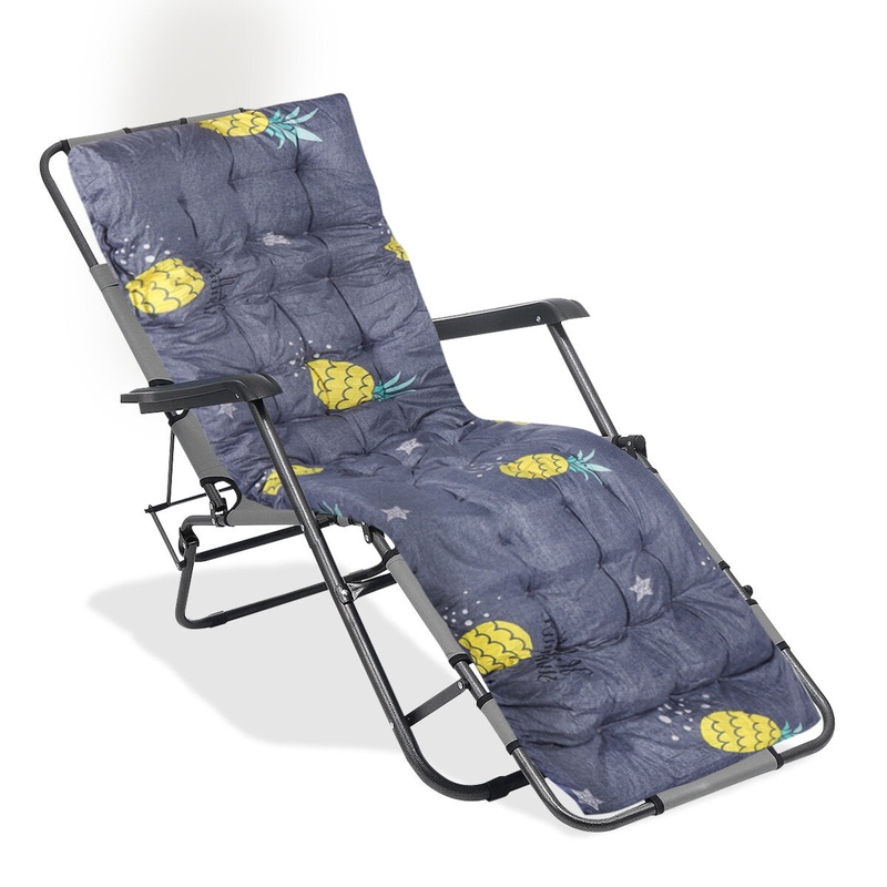 Recliner Cushion Lounge Chaise Garden Deck Chair Seat Pad Soft Replacement Mat