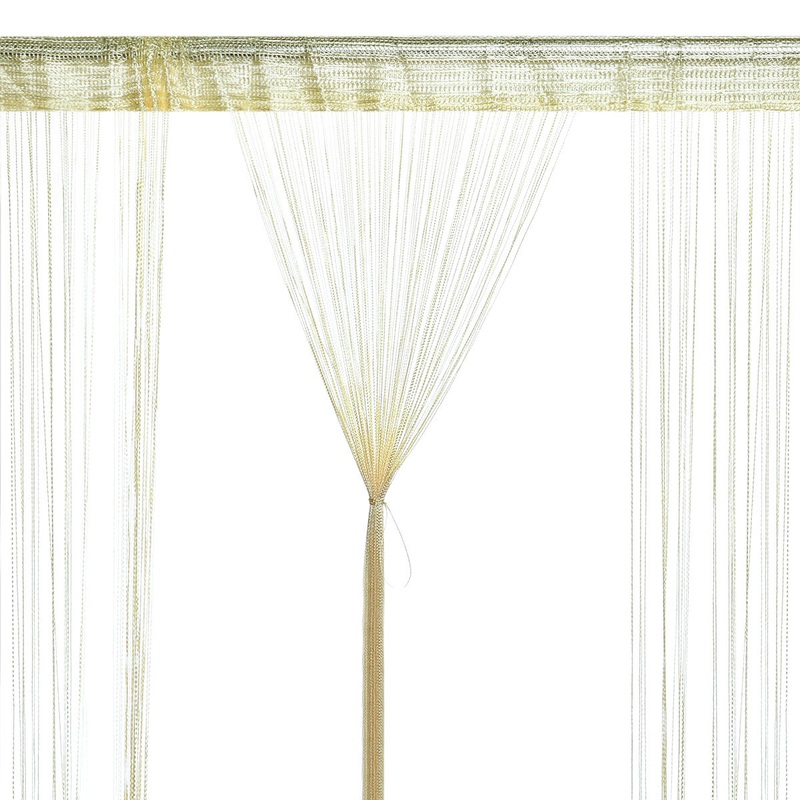 Solid Curtains String Curtains Windows Room Divider Door Decorative Line Curtain