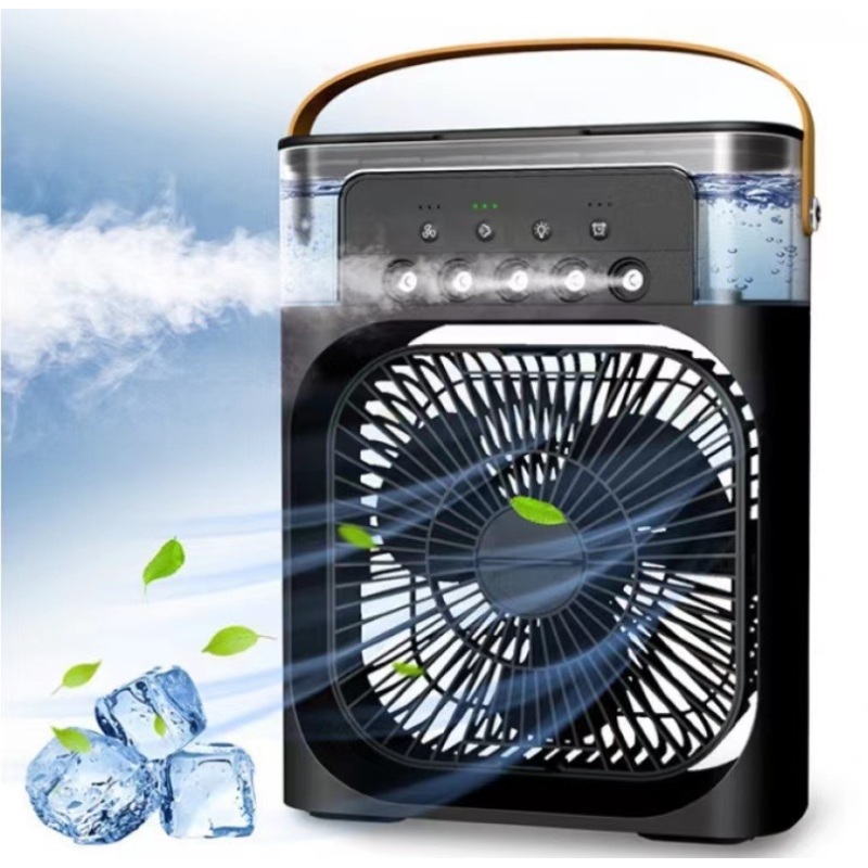 Spray Small Fan Humidification Small Refrigeration Air Conditioner Mini Fan Water-cooled Silent Air Cooler Portableel Ectric Fan