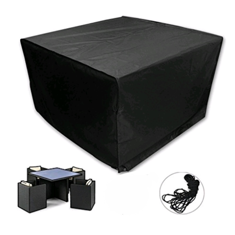 Garden Patio Rectangular Table Chairs Protective Cover Waterproof Dustproof Folding Furnitur Cover