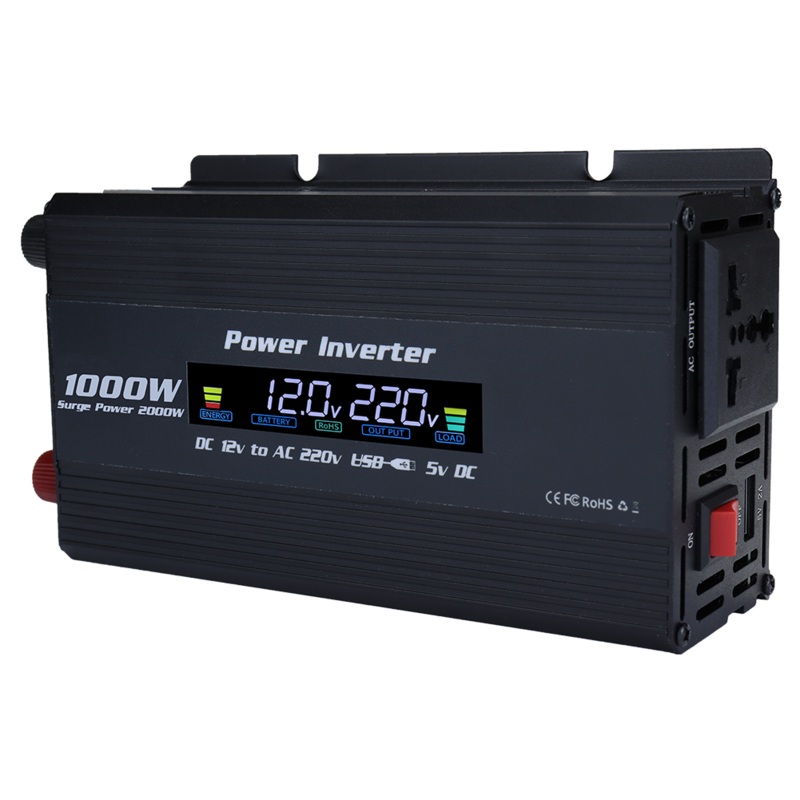 1000W Modified Sine Wave Inverter – Reliable Power for RVs and Boats with Overload Protection and USB Output