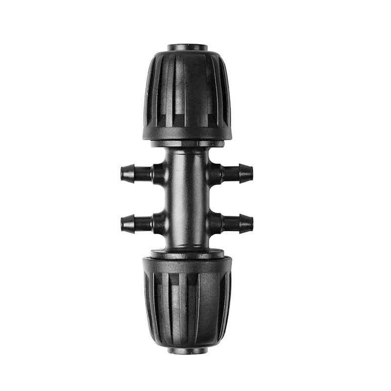 10PCs 6-way Water Pipe Connector For 16PE 4/7mm Pipe Garden Irrigation Greenhouse Planting Lawn Flowering