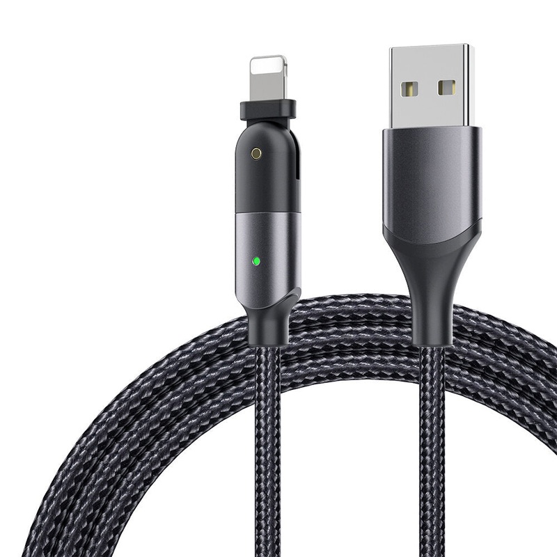 2.4A USB-A to iP Cable Fast Charging Data Transmission Tinned Copper Core Line 1.2M/2M Long for iPhone 12 13 14 14 Pro 14 Pro Max