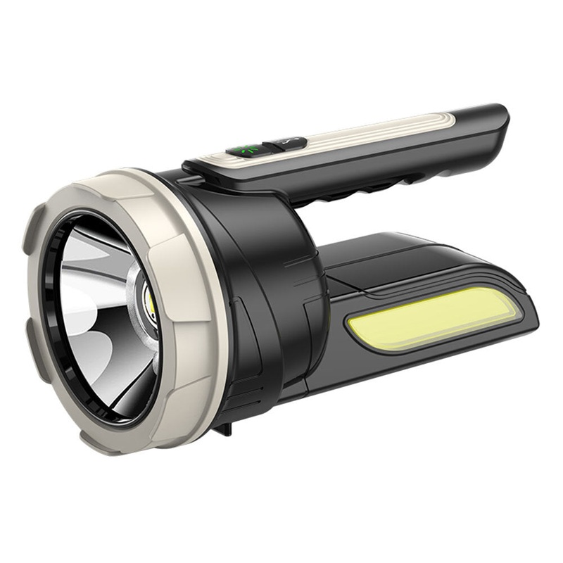 BIKIGHT High Power Led Flashlight Portable Camping Lights Type-C Charging XPG Searchlight Spotlight Long-range Torch COB Side Light