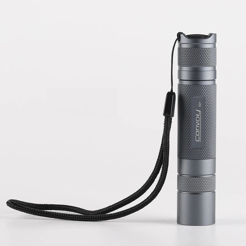 Convoy S2+ SFT40 1240LM 4 Modes/12-Group Modes 18650 Flashlight Smooth Reflector Long Range LED Torch