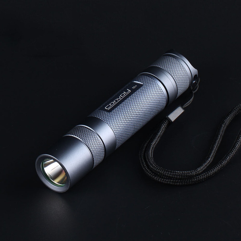 Gray Convoy S2+ SST20 7135*8 12-Group Modes LED Flashlight 18650 Camping Light Hunting Emergency Lantern Flashlight