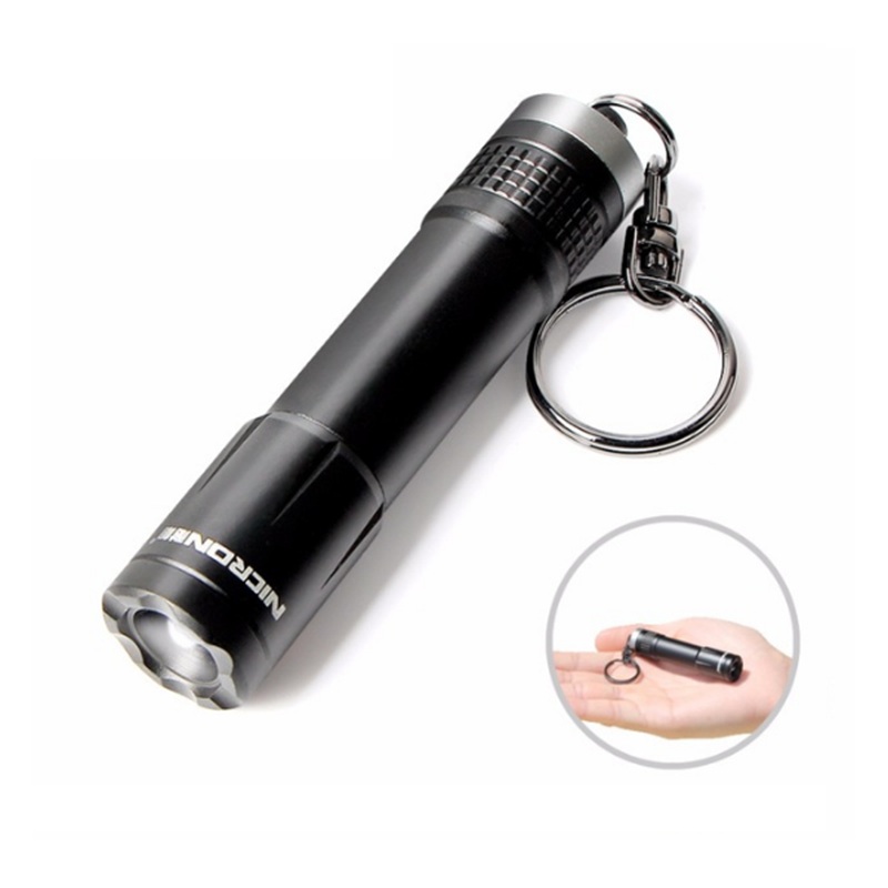 Nicron N1 LED Bulb 20Lumens Focusing Economic Household Outdoor Mini Keychain EDC LED Flashlight