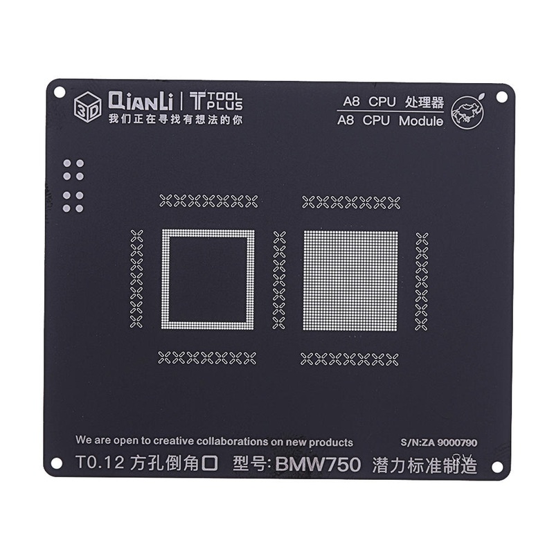 S500 3D BGA Reballing Stencil CPU Module BGA Reballing Repair Tool for Phone 5 5S 6 6S 7G 7Plus 8 8P