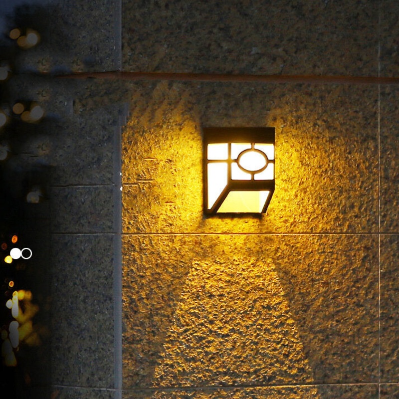 Solar Wall Light Outdoor Garden Landscape Decoration Patio Atmosphere Wall Light Waterproof