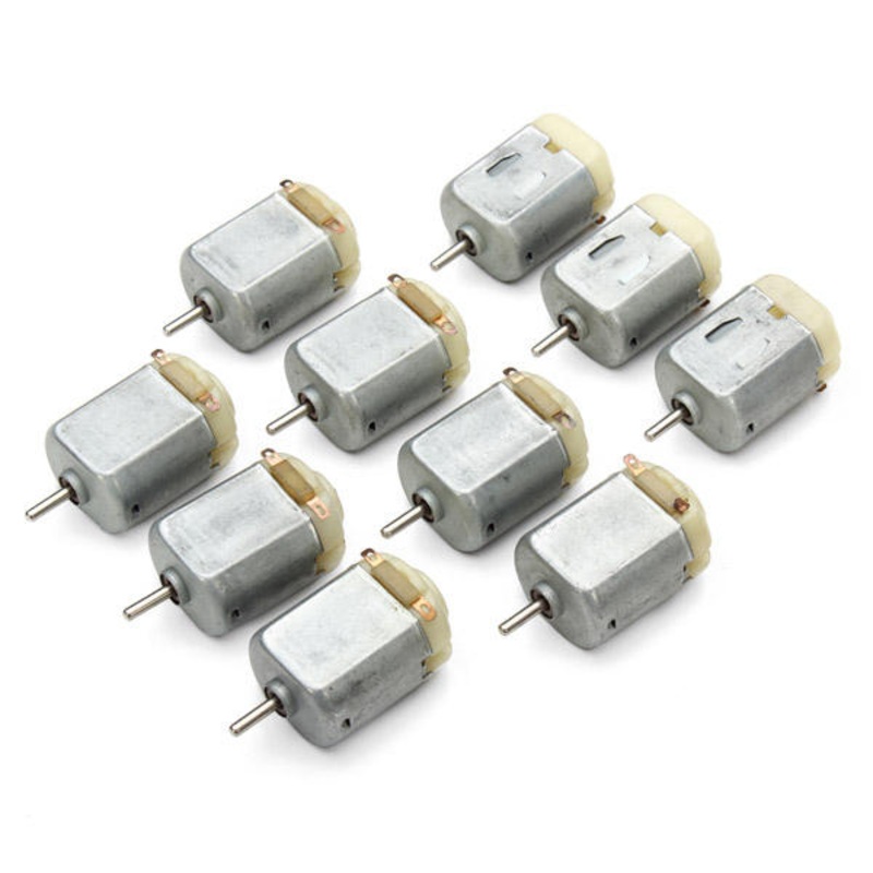 10Pcs 3V-6V 8000RPM Micro DC 130 Motor Geekcreit for Arduino – products that work with official Arduino boards