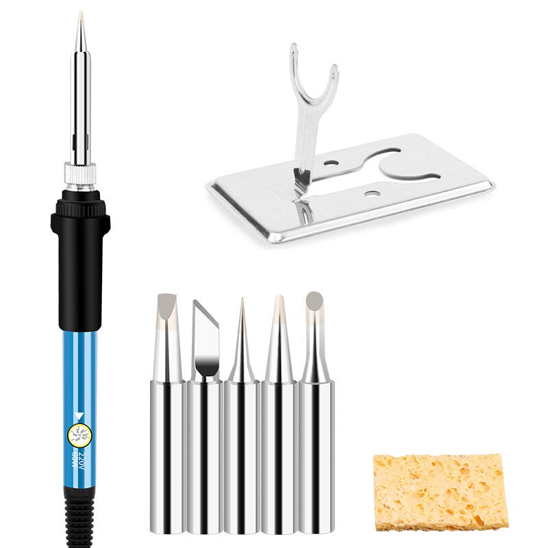 220V 60W 200-450  Steel Plastic and Aluminum Alloy Adjustable Temperature Soldering Tools Kits