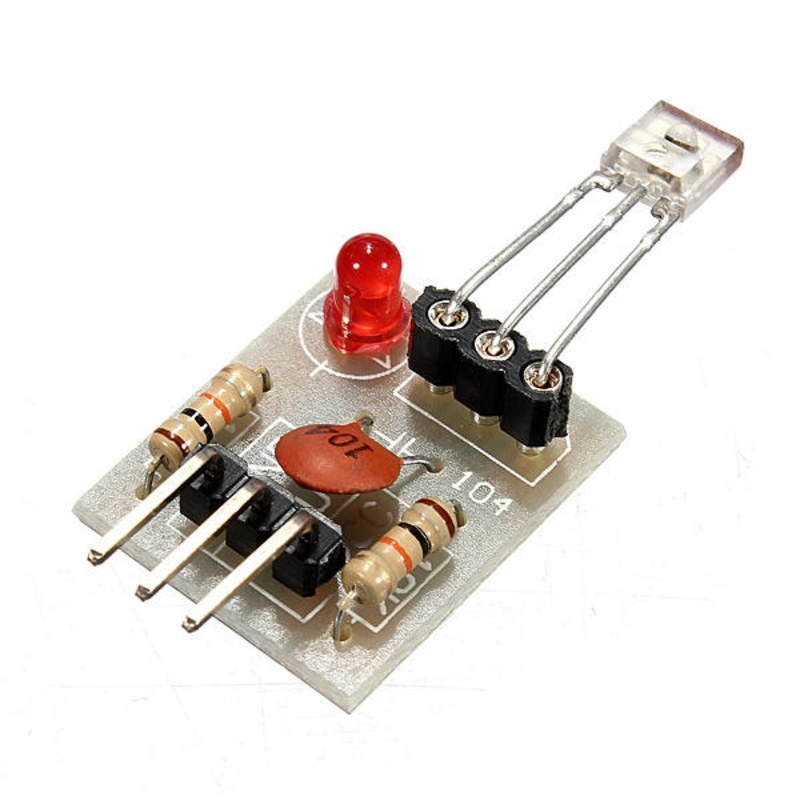 2Pcs Laser Receiver Non-modulator Tube Sensor Module