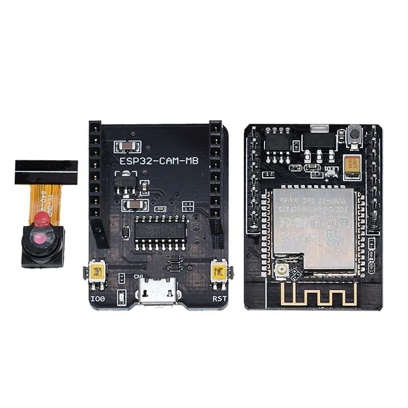 3PCS ESP32-CAM-MB-WiFi MICRO USB ESP32 Serial to WiFi ESP32 CAM Development Board CH340G 5V Bluetooth+OV2640 Camera