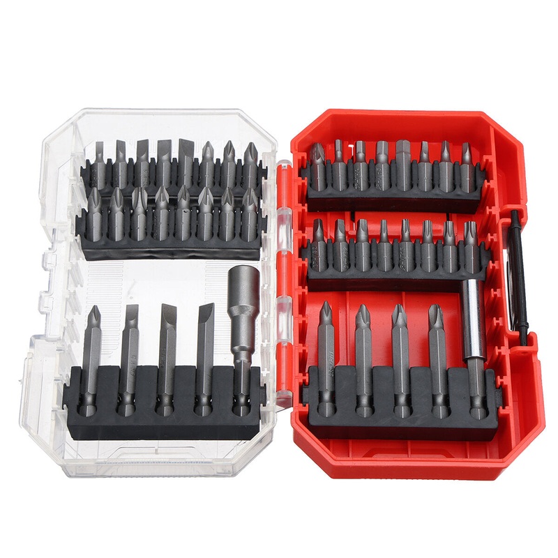 42Pcs Screwdriver Bits Set 1/4” Hex Shank Multiple Specifications Drill Bits Power Accessories Hand Tools for Repair