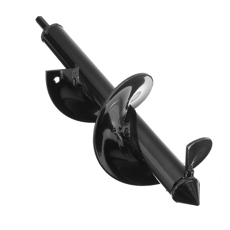 9×25/30/45/60cm Garden Auger Small Earth Planter Drill Bit Post Hole Digger Earth Planting Auger Drill Bit for Electric Drill