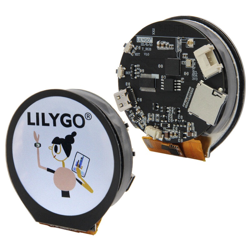 LILYGO T-RGB ESP32-S3 2.1inch Circular Display ST7701S LCD Touch Screen Module Board