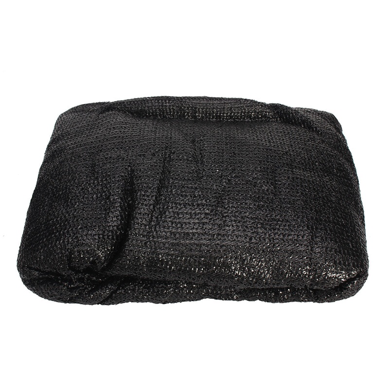 2×4.5m Black Sunblock Shade Cloth 50% UV Resistant Fabric Tarp Greenhouse Plant Cover