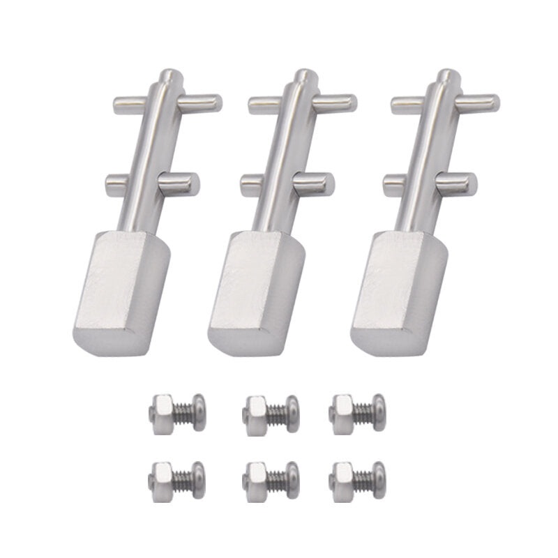 3-Piece Matte Chrome Plated Tilt Switch with Button for Studer Revox B77 PR99