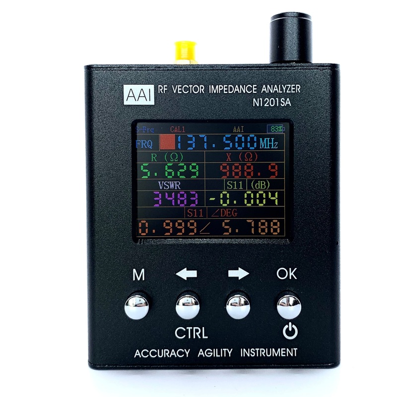 AAI ORIGINAL English Verison N1201SA N1201SA+ 34.375MHz-2.7GHz UV RF Vector Impedance ANT SWR Antenna Analyzer Meter Tester